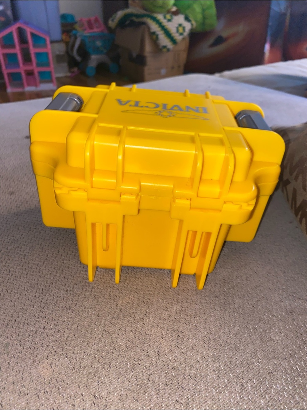 Invicta Bright Yellow Protective Carry Case for Portable Audio